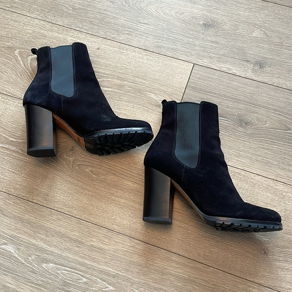 Coach Odelle Black Oiled Suede Bootie Size 9 - Picture 5 of 10